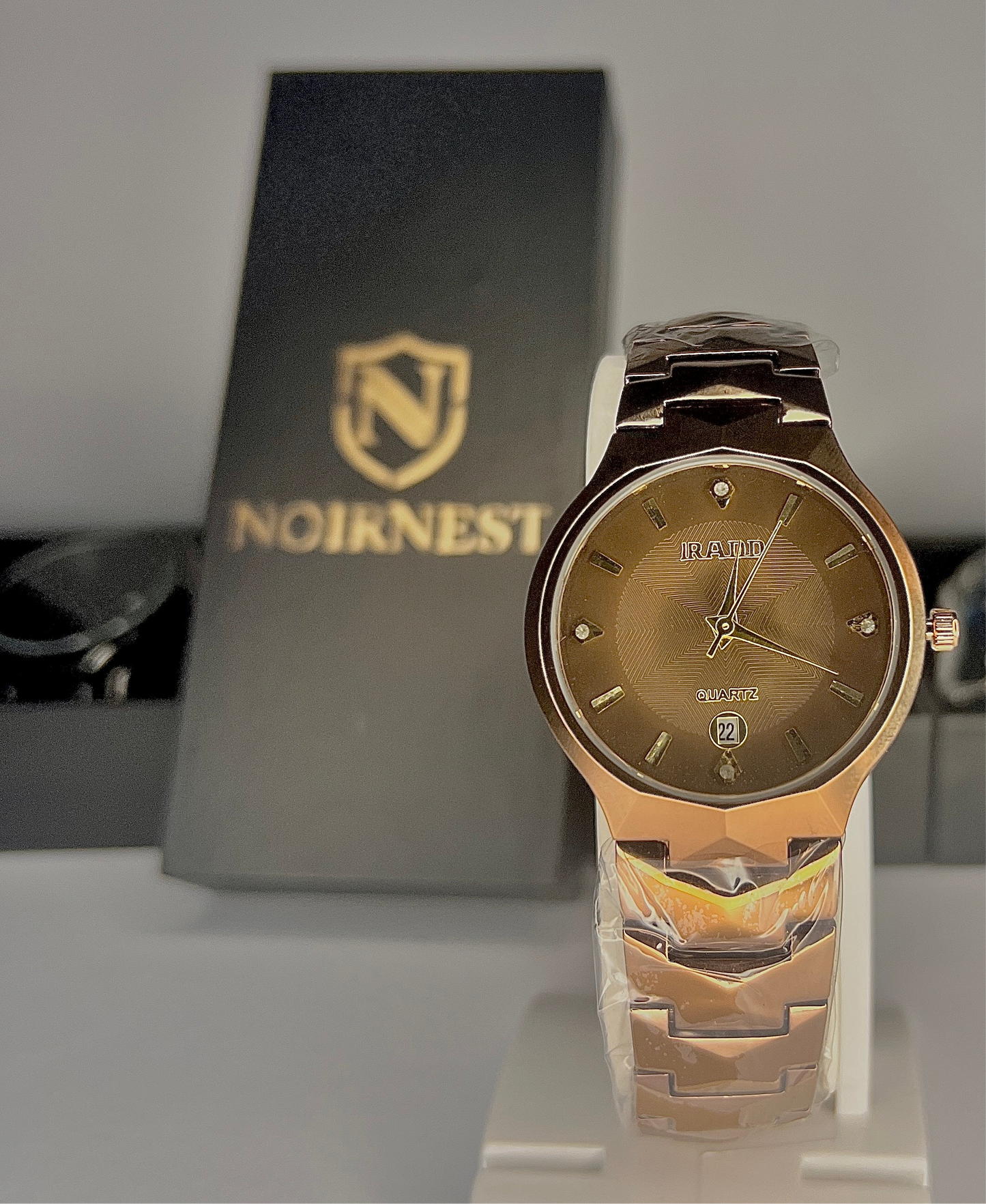 IRADO Copper Quartz Dress Watch