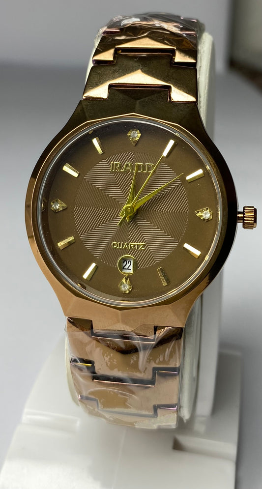 IRADO Copper Quartz Dress Watch