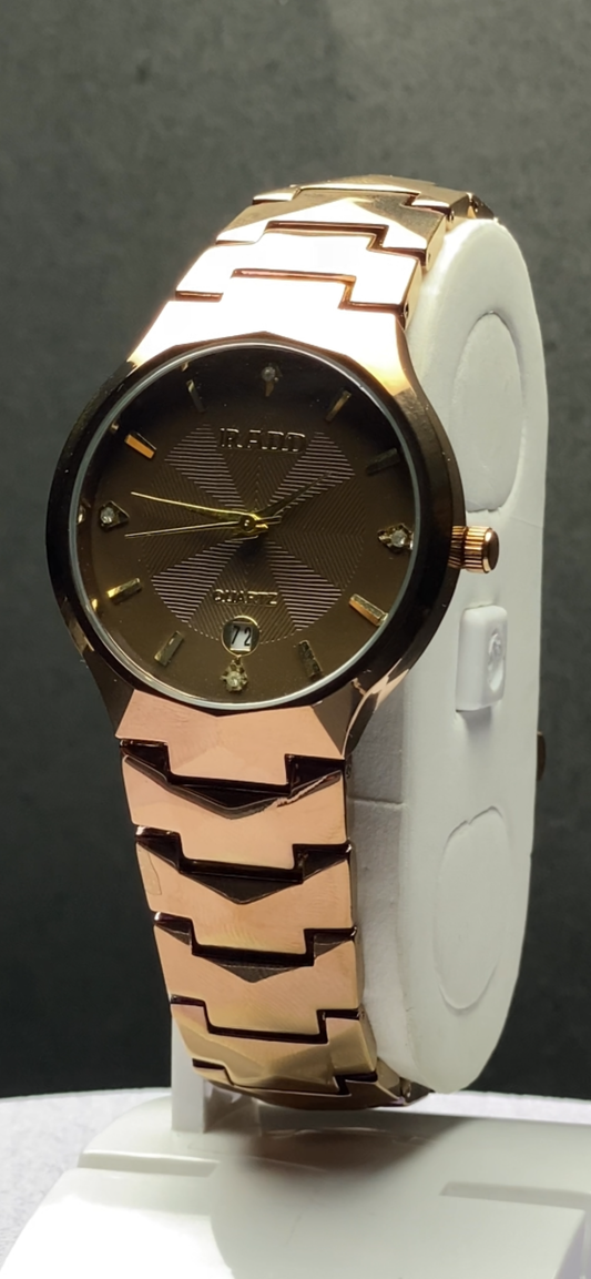 IRADO Copper Quartz Dress Watch